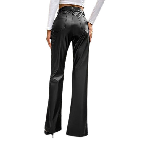 Leather Trouser Women With Unique Design Made With Pure Leather