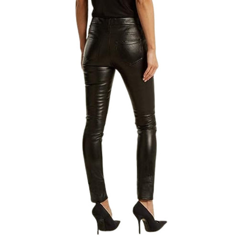 Premium Quality Leather Pants For Women Slim Fit